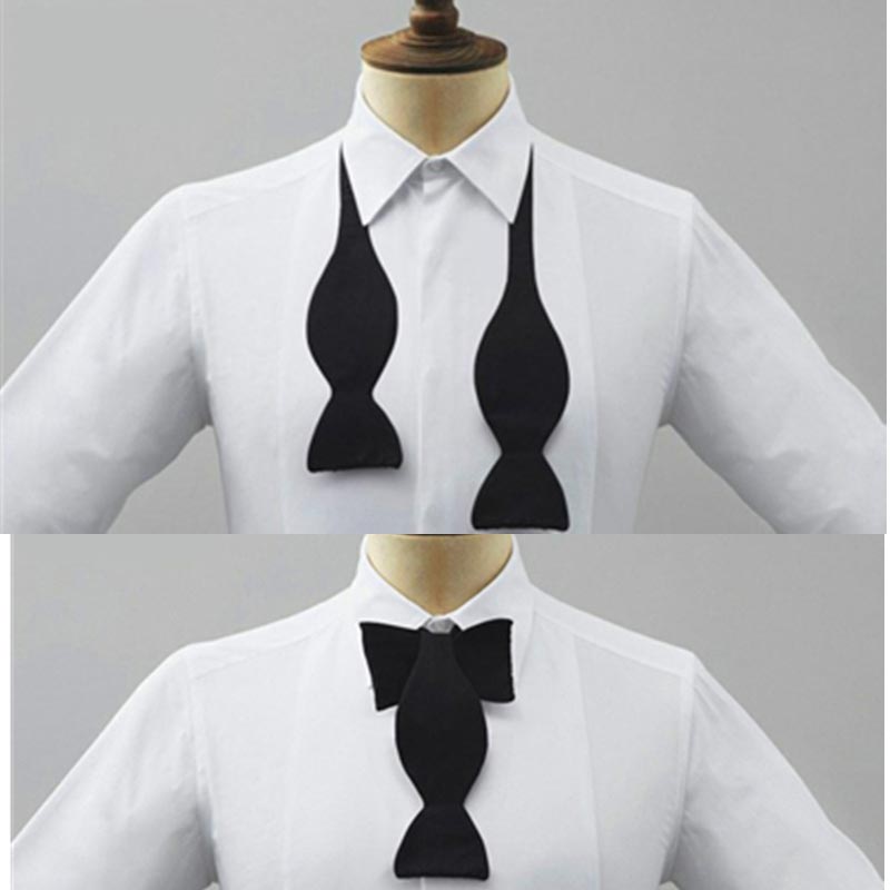 Women Formal Wear Black - Formelle, vorgebundene, verstellbare Fliege für Herren,
