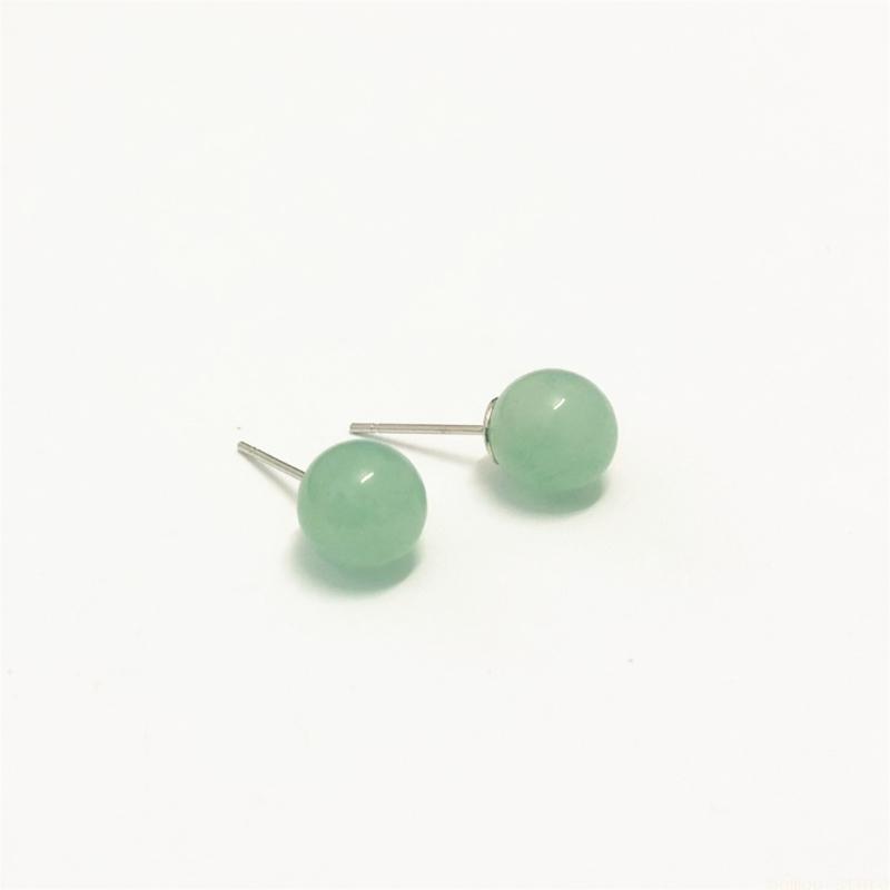 Formal Wear Jewelry For Women - 31BF Naturkristall-Ohrringe mit runden Perlen, hypoallergen,