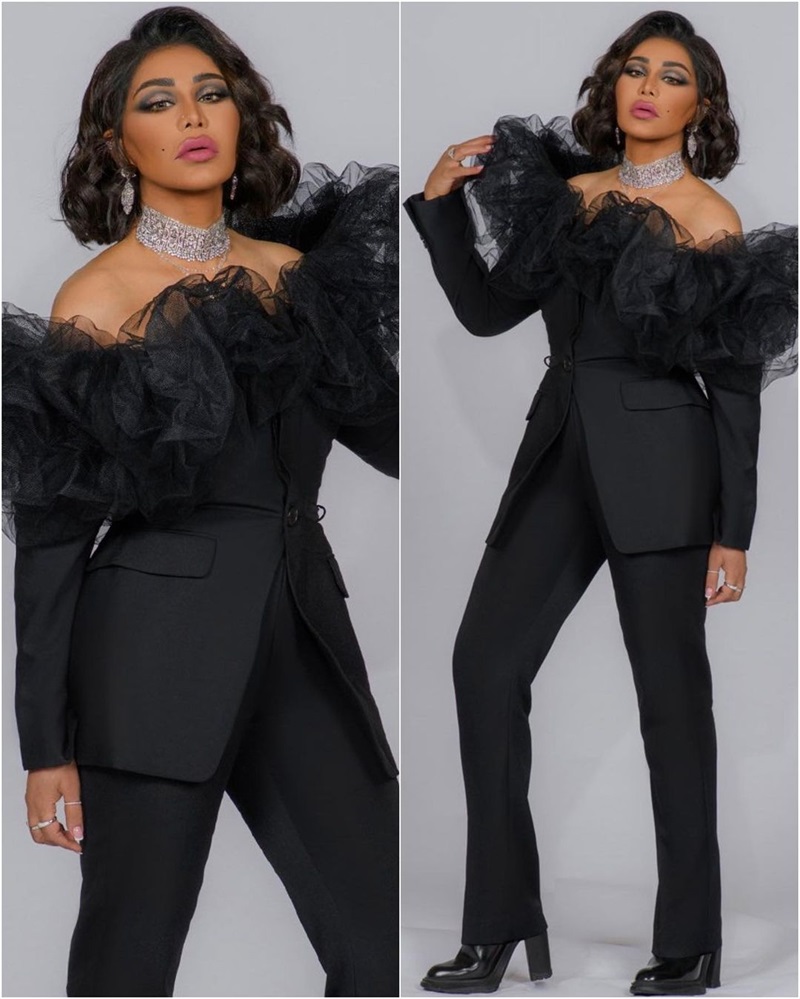Women'S Formal Wear For A Wedding - Off Schulter Frauen Anzug Set Blazer