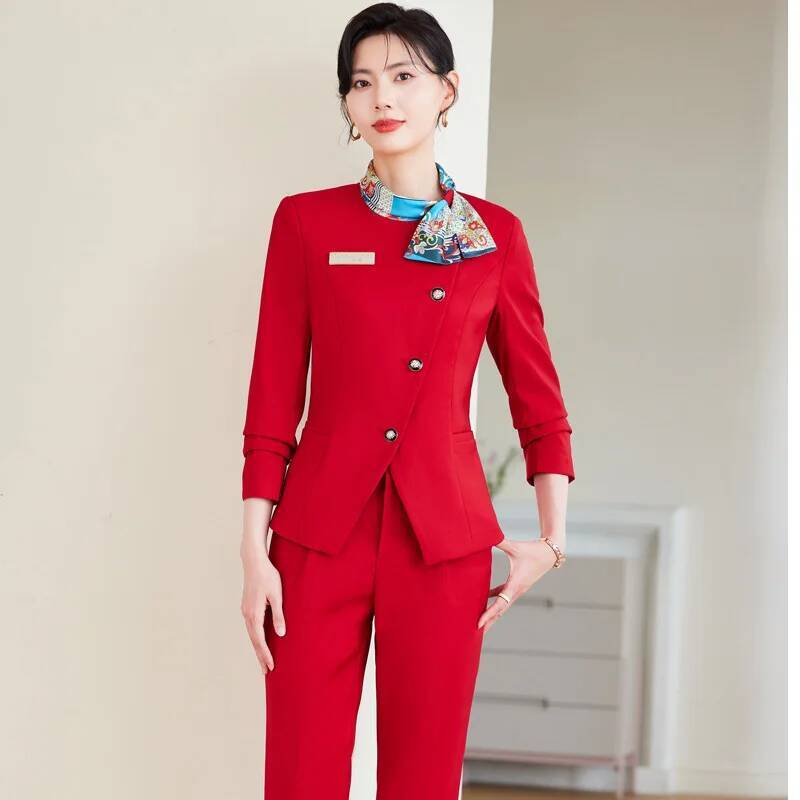 Women Formal Wear Business - Plus Size Formale elegante Stile Hosenanzüge