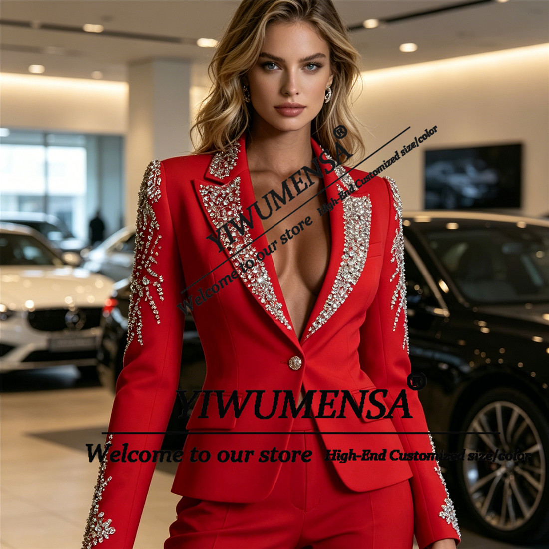 Luxuriöse Damenanzüge 2-teilig – Women Formal Wear Business Bewertung und Preis