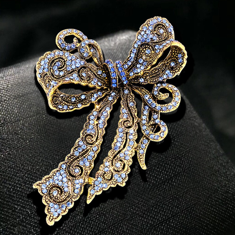 Vintage Schleifenförmige Brosc – Formal Wear Jewelry For Women Bewertung und Preis