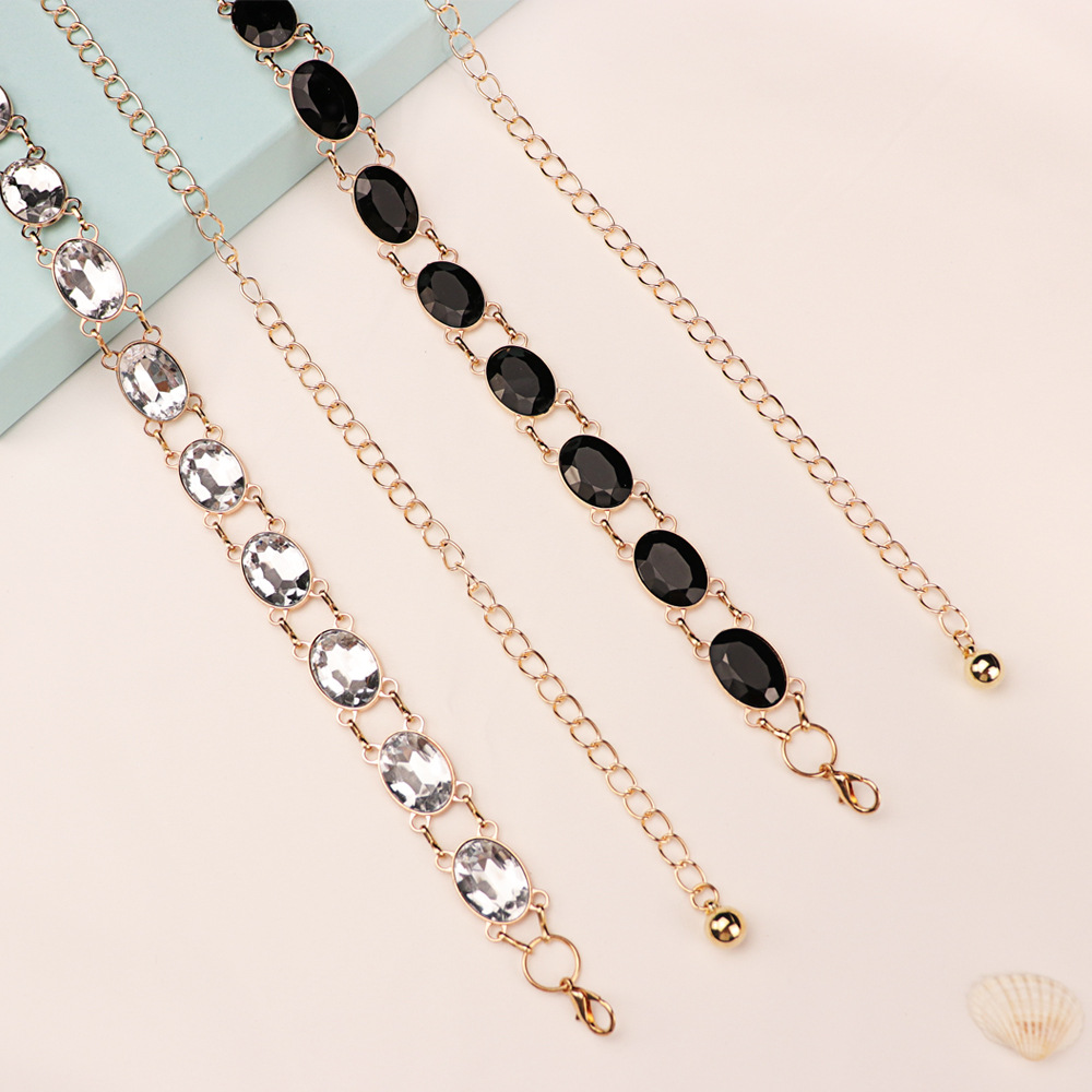 Schicke Strass-Taillenkette fü – Formal Wear Jewelry For Women Bewertung und Preis