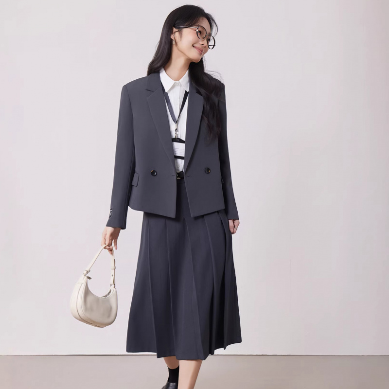 Graues Damenanzug-Set für Früh – Women'S Formal Wear Petite Bewertung und Preis