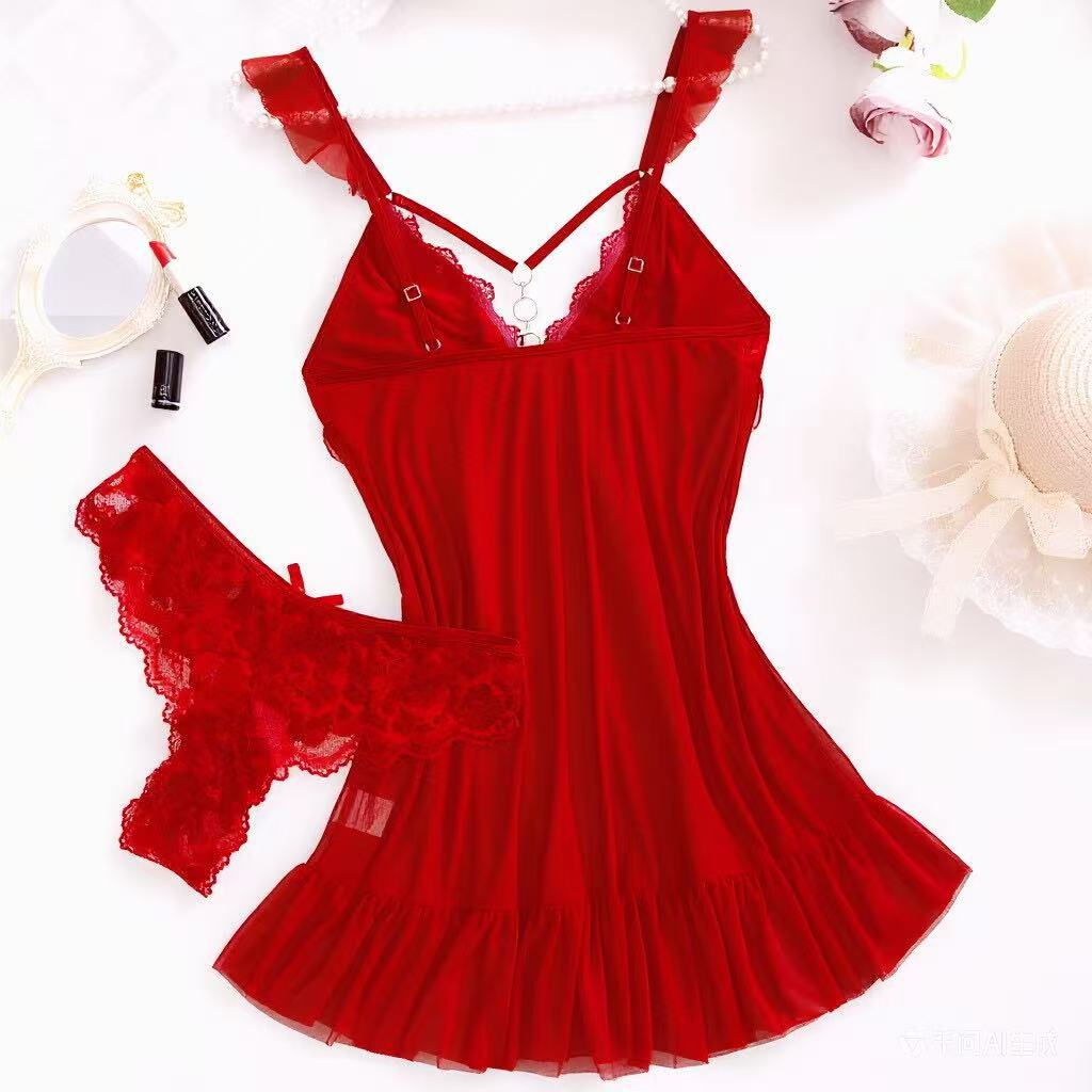 2026 Neues Rotes Sexy Dessous- – Women'S Formal Wear Wedding Bewertung und Preis