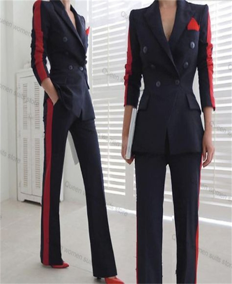 Rot Schwarz Herbst Frauen Anzu – Women Formal Wear With Black Blazer Bewertung und Preis