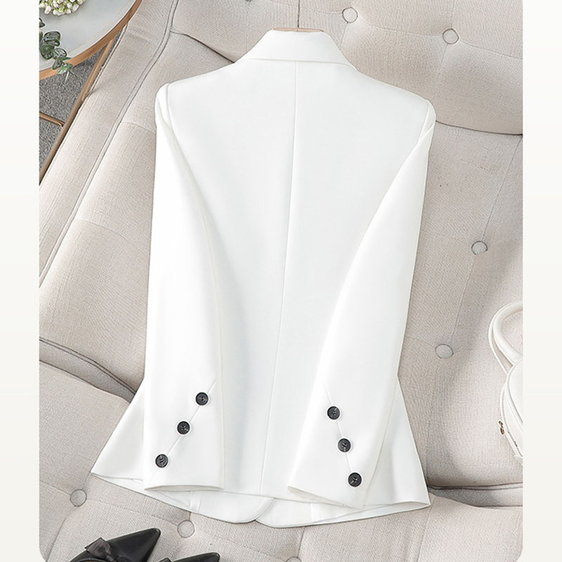 2023 neue Frühling Herbst Weiß – Women Formal Wear With Black Blazer Bewertung und Preis