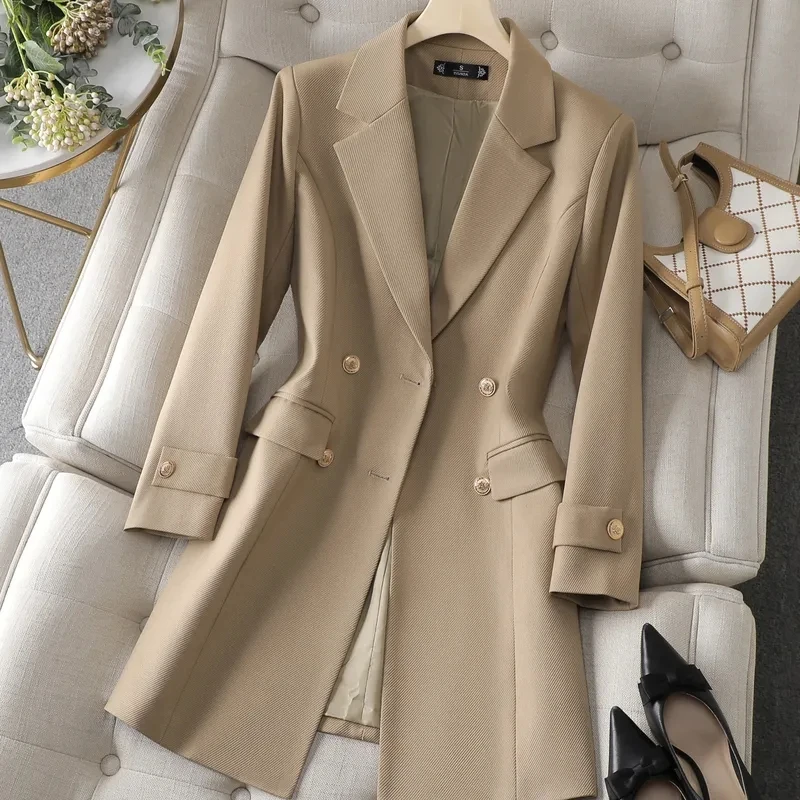 Herbst Winter Jacke Frauen Lan – Women Formal Wear Business Bewertung und Preis