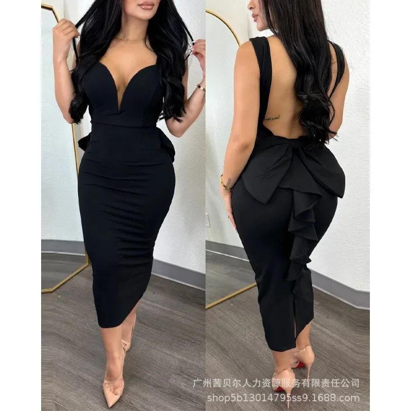Neues Damen-Kleid mit rückenfr – Women Formal Wear Zara Bewertung und Preis
