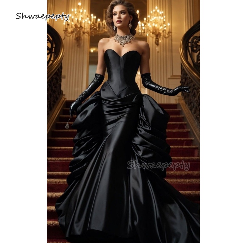 Gerafftes viktorianisches Meer – Women'S Gothic Formal Wear Bewertung und Preis