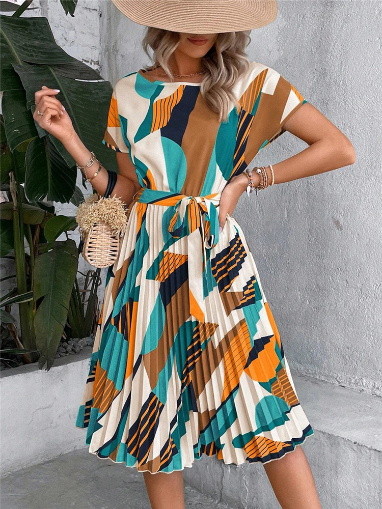 Msfilia Sommerdruck, plissiert – Women Formal Wear Zara Bewertung und Preis
