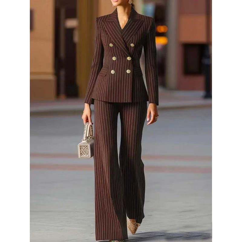Herbst Hosenanzug Damen Gestre – Women Formal Wear Business Bewertung und Preis