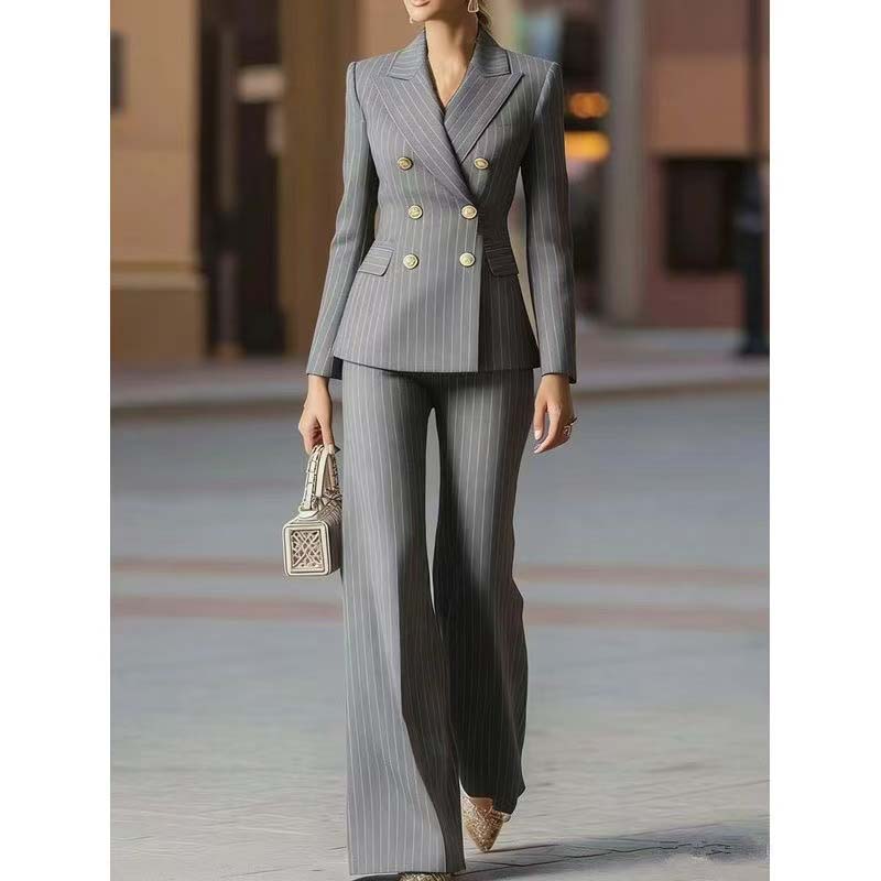 Herbst Hosenanzug Damen Gestre – Women Formal Wear Business Bewertung und Preis
