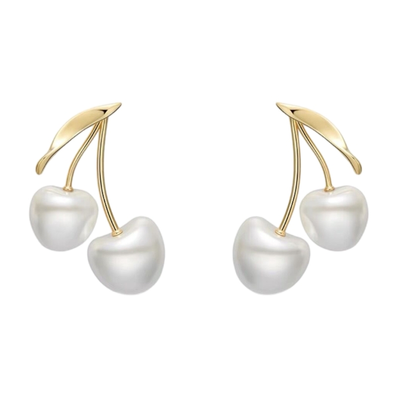 Kirschblüten-Perlen-Ohrschmuck – Formal Wear Jewelry For Women Bewertung und Preis