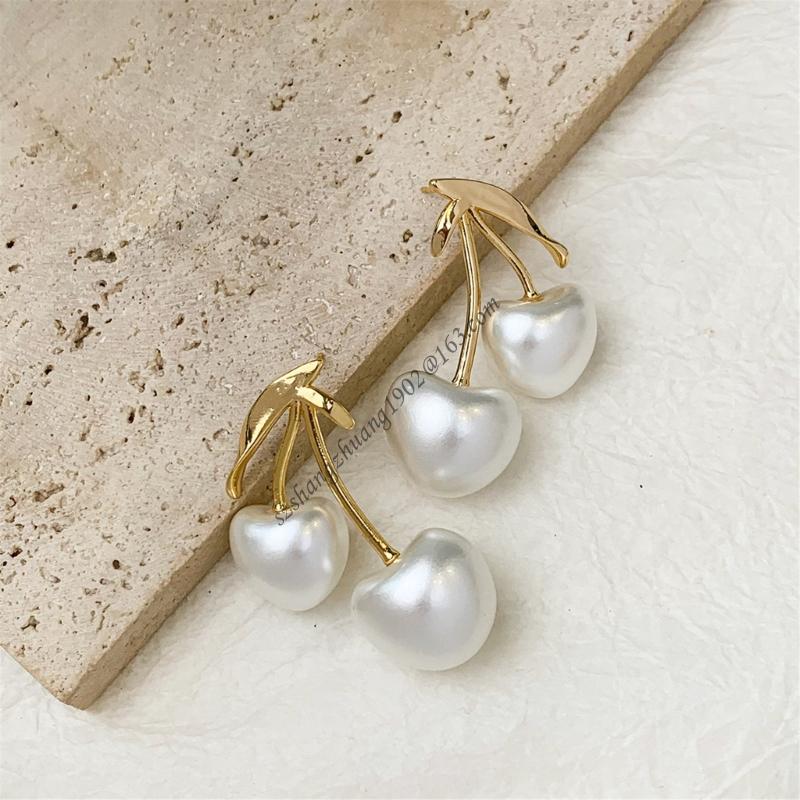 Kirschblüten-Perlen-Ohrschmuck – Formal Wear Jewelry For Women Bewertung und Preis