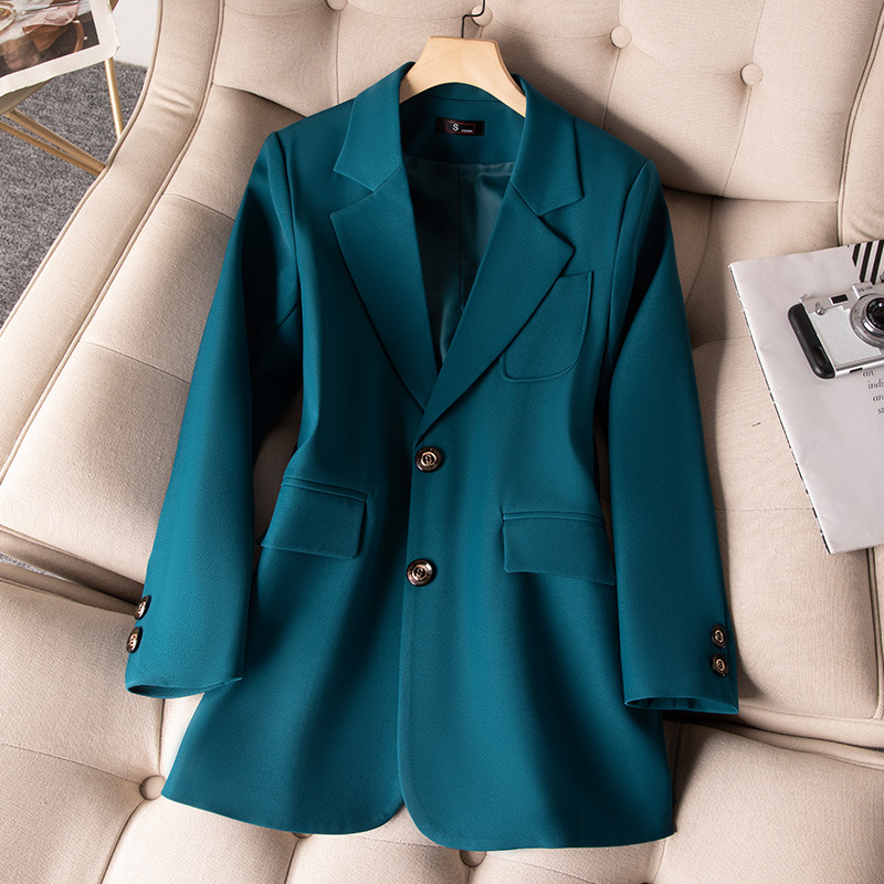 Blau Schwarz Grün Frauen Forma – Women Formal Wear With Black Blazer Bewertung und Preis
