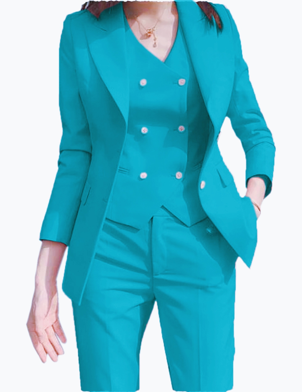 Herbst-Outfits Anzugjacke Drei – Women Formal Wear Business Bewertung und Preis