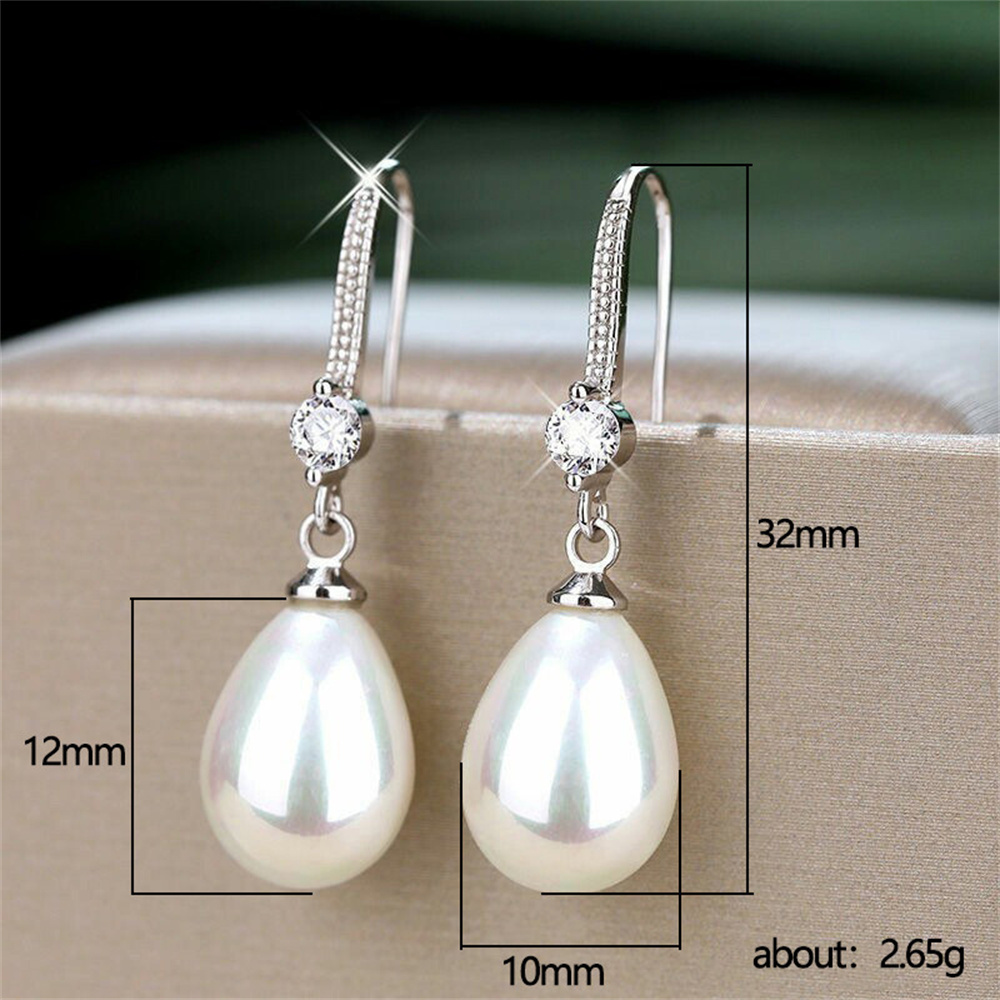 Imitationsperlen-Ohrringe, lei – Formal Wear Jewelry For Women Bewertung und Preis